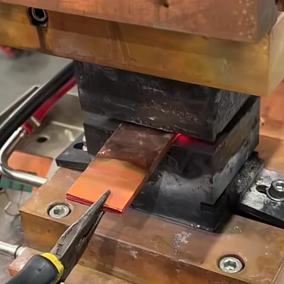 Diffusion welding machine copper flexible connector.png Diffusion welding machine copper flexible connector.png
